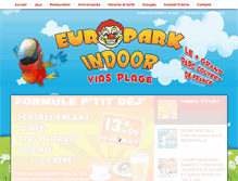 Tablet Screenshot of europarkindoor.com
